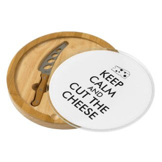 Funny Keep Calm and Cut the Cheese Lovers Swiss