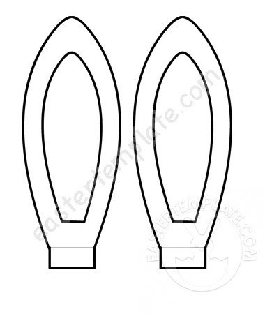 Free Printable Bunny Ears Template Easter Template