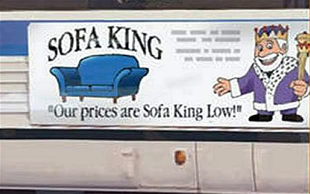 Some people are Sofa King Stupid.