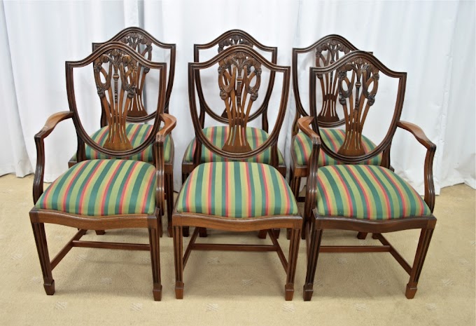 Cheap Dining Room Chairs For Sale : Six Mahogany Shield Back Dining Chairs For Sale | Antiques ... - Free sample cheap bazhou wholesale dining room furniture for sale modern fabric dining chair.