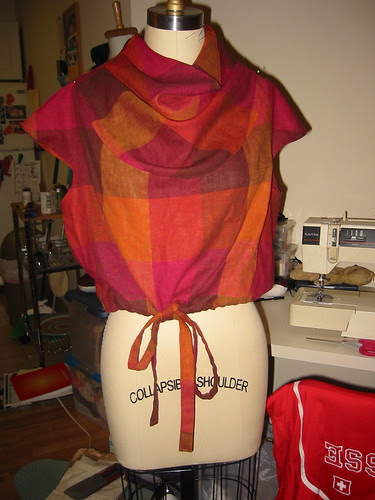 cowl neck pullover front