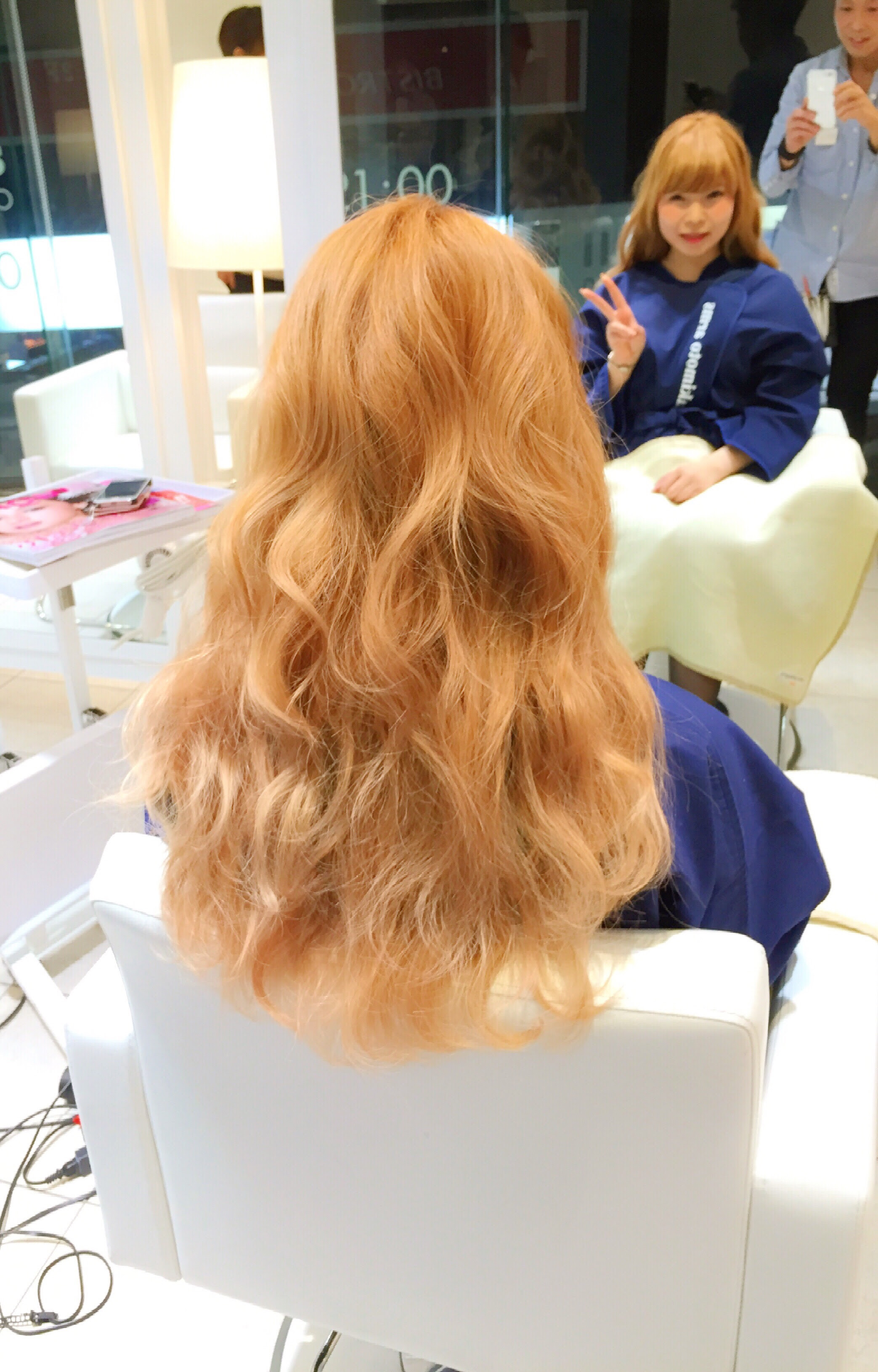 ヘアカラー アプリコットベージュ グラデーションカラー Hair Stylist Ryohei Kumai 熊井 僚平