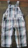 Boys Osh Kosh overalls size 9 months pants Baby plaid euc OshKosh B'Gosh