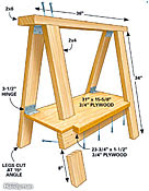Sawhorse Plans  How to Make a Sawhorse