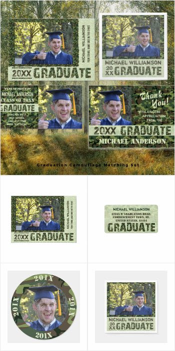 2016 Graduation Camouflage Matching Set