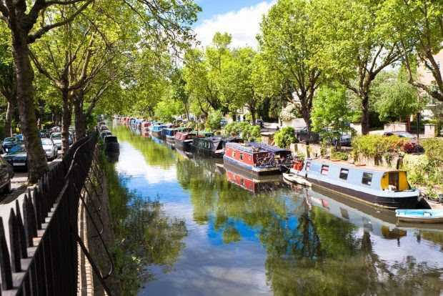 Regent's Canal, Little Venice, London, UK