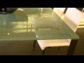 Cracked Glass Dining Table Set - Warm Cherry Finish Round Glass Top Modern 5Pc Dining Set - Check spelling or type a new query.