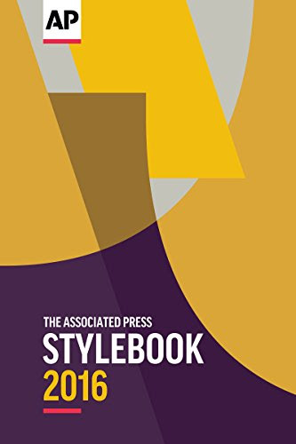 The Associated Press Stylebook 2016, by The Associated Press