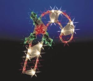 Amazon.com: Impact Innovations Christmas Lighted Window Decoration ...