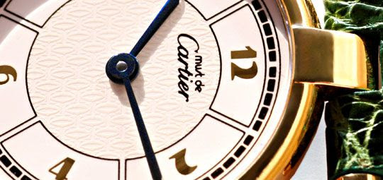 Originalfoto DAMEN MUST DE CARTIER VLC VENDOME LOUIS CARTIER