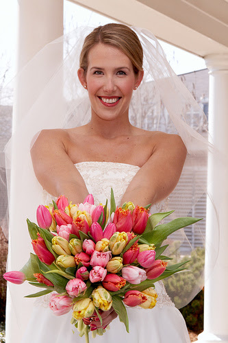 Spring flowers for a wedding