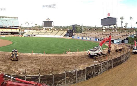 dodgers stadium renovation largo concrete