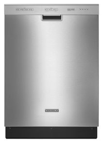 KitchenAid 24 In. Stainless Steel Dishwasher - KUDC10IXSS