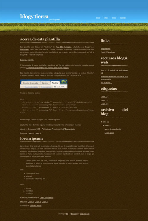 3292194915 7b3a790dbc o 50 (Most) Beautiful Blogger Templates