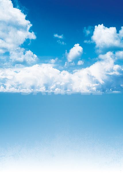 青い空と雲のA4サイズ背景素材 | 【無料・商用可能】A4サイズ 背景テンプレートダウンロードサイト