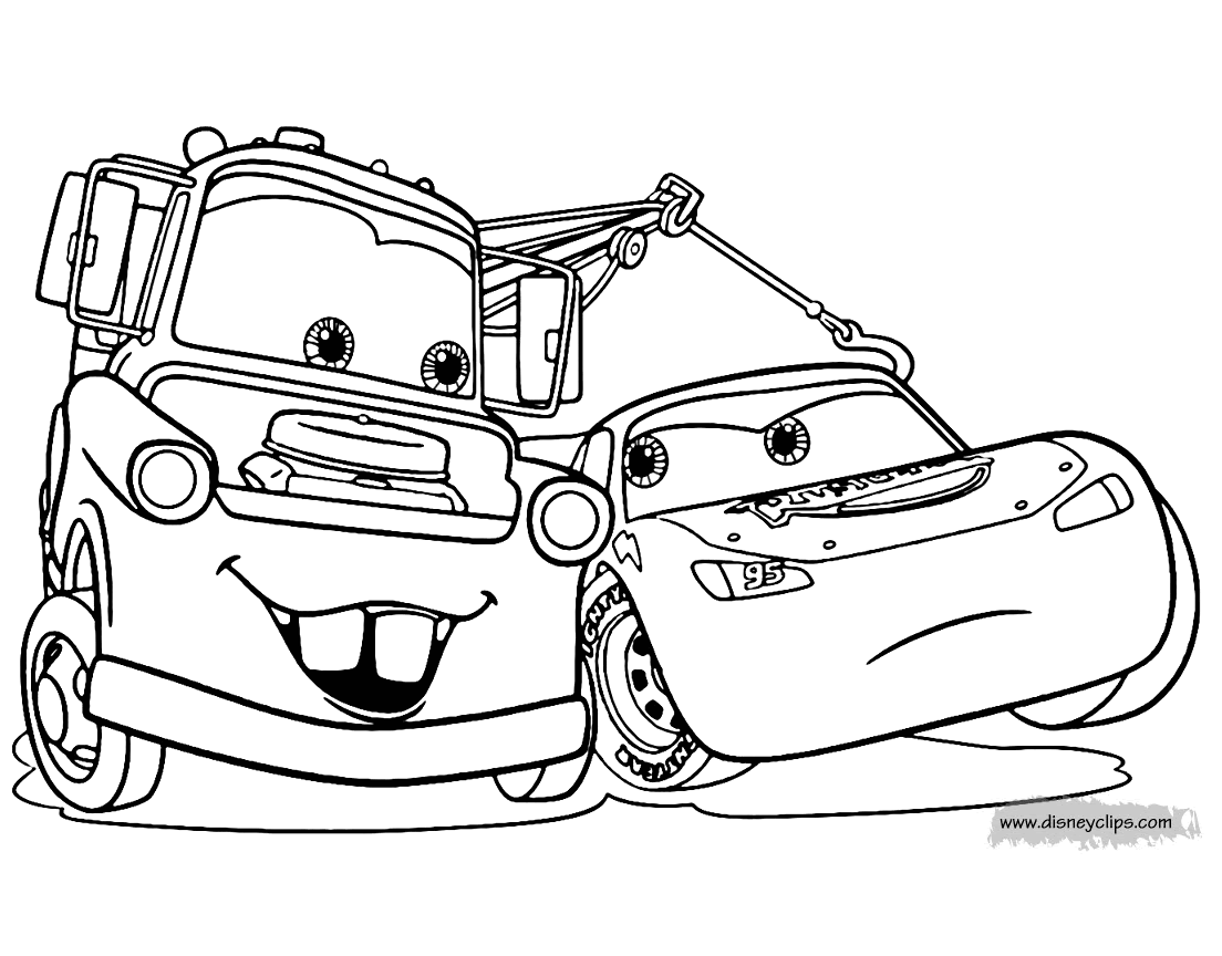 Download Disney Pixar's Cars Coloring Pages | Disneyclips.com