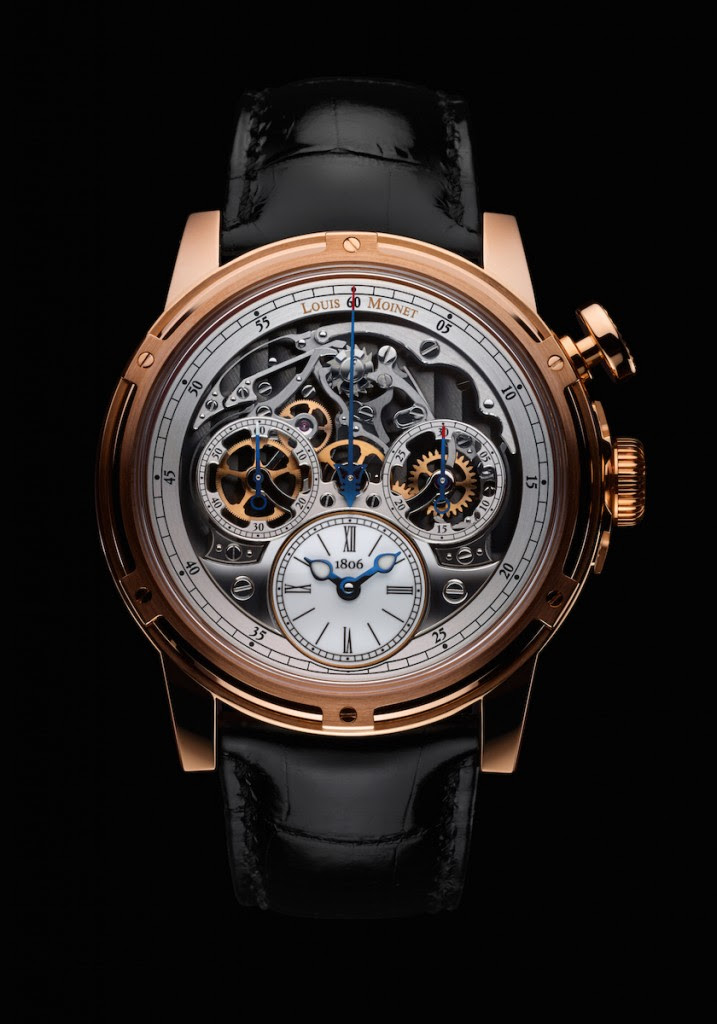 Der Chronograph der Uhr im Mittelpunkt auf dem oberen Teil des Zifferblattes und ist voll für den Träger ergeben,
