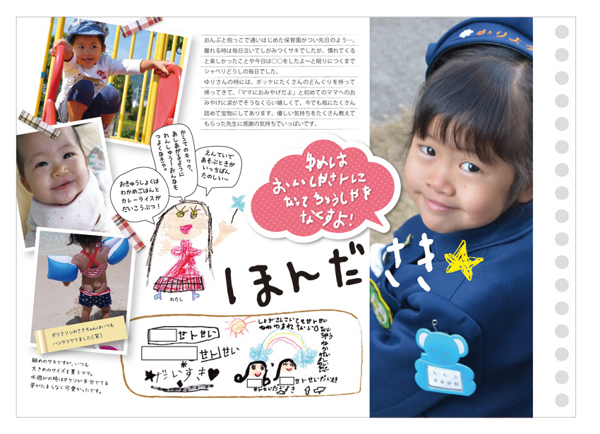 わが子の可愛さを永久保存 母も先生も感動するオリジナル卒園アルバム Fripper ノリゾウ 大切な記念日に 感謝の想いを添えて ココロを贈る