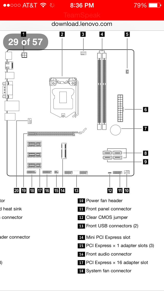 [34+] Lenovo Front Panel Audio Connector
