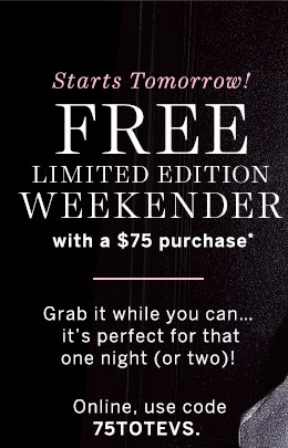 Free Limited Edition Weekender*