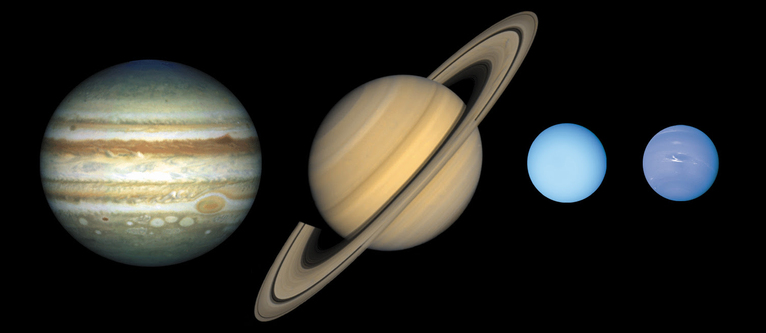 jupiter saturn uranus and neptune