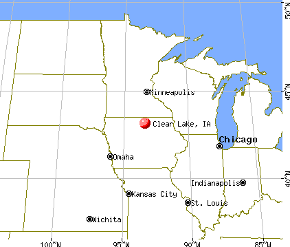 Map Of Clear Lake Iowa Clear Lake, Iowa (IA 50428) profile: population, maps, real estate 
