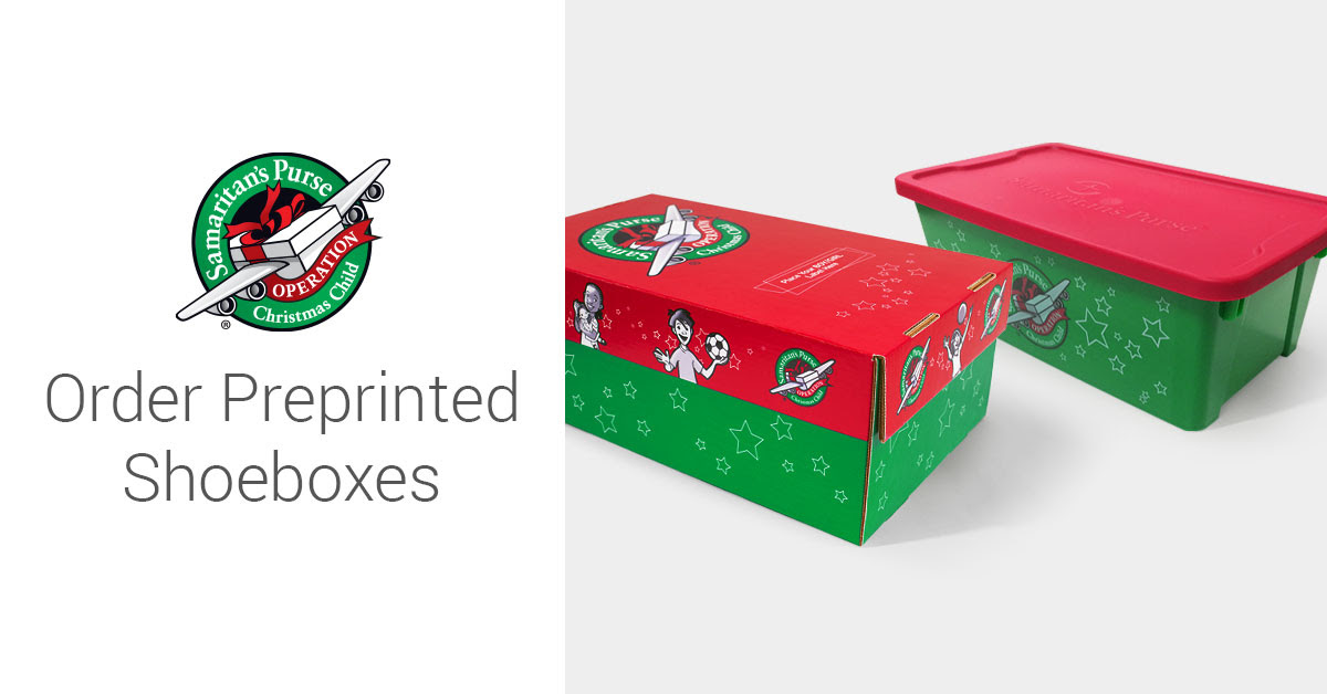 Order Preprinted Shoeboxes