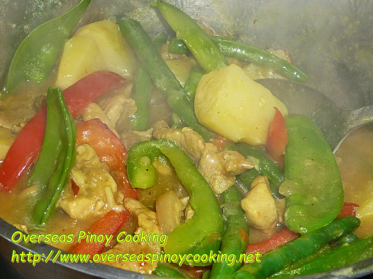 Pinoy Pork Curry - Cooking Procedure