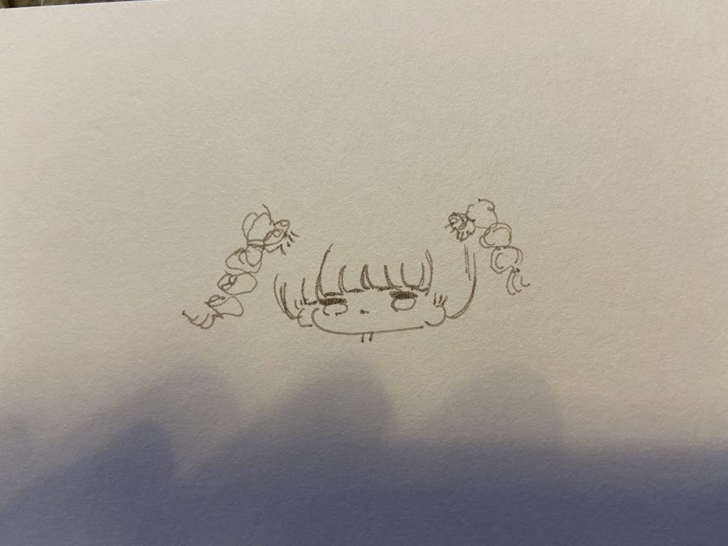 手描き 簡単 可愛い女の子のゆるい絵の描き方 イラスト きょうはなにをしよう