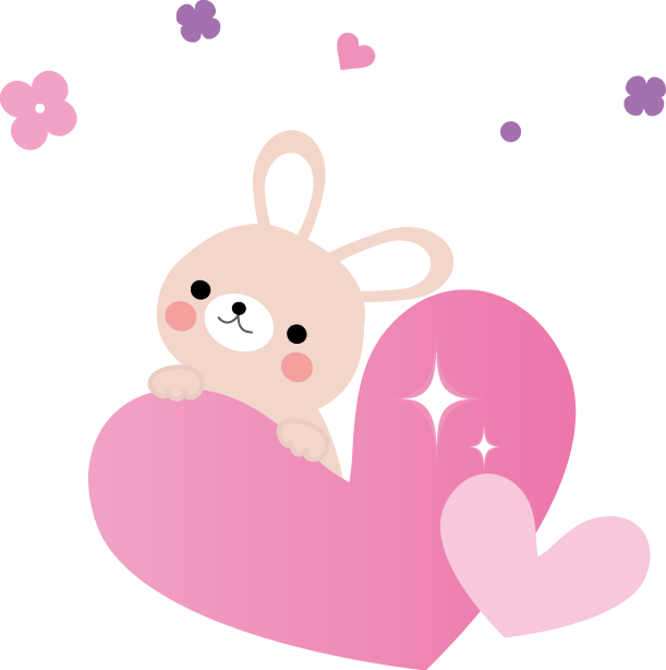 かわいいイラスト 無料イラスト フリー素材 うさぎ