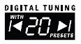 Digital Tuning feature