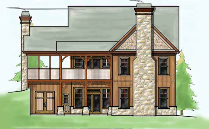 3 Bedroom Craftsman Cottage House Plan with Porches 3 Bedroom Craftsman Cottage House Plan with Porches