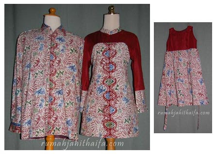 Order jahitan sarimbit batik yang kedua dari Ibu Enni L Order jahitan sarimbit batik yang kedua dari Ibu Enni L