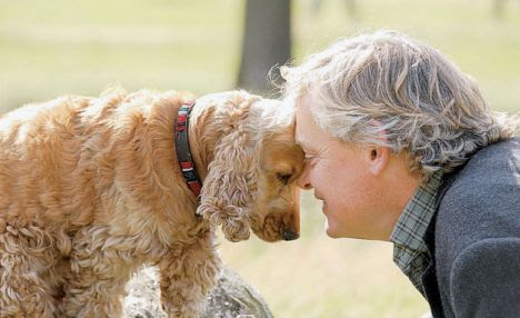robert pattinson dog martin. A man and his dog: Martin and
