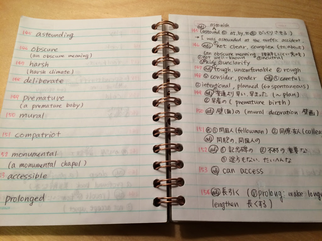 英語勉強法 In Nadeshiko Way 3 単語帳の作り方 In Nadeshiko Way