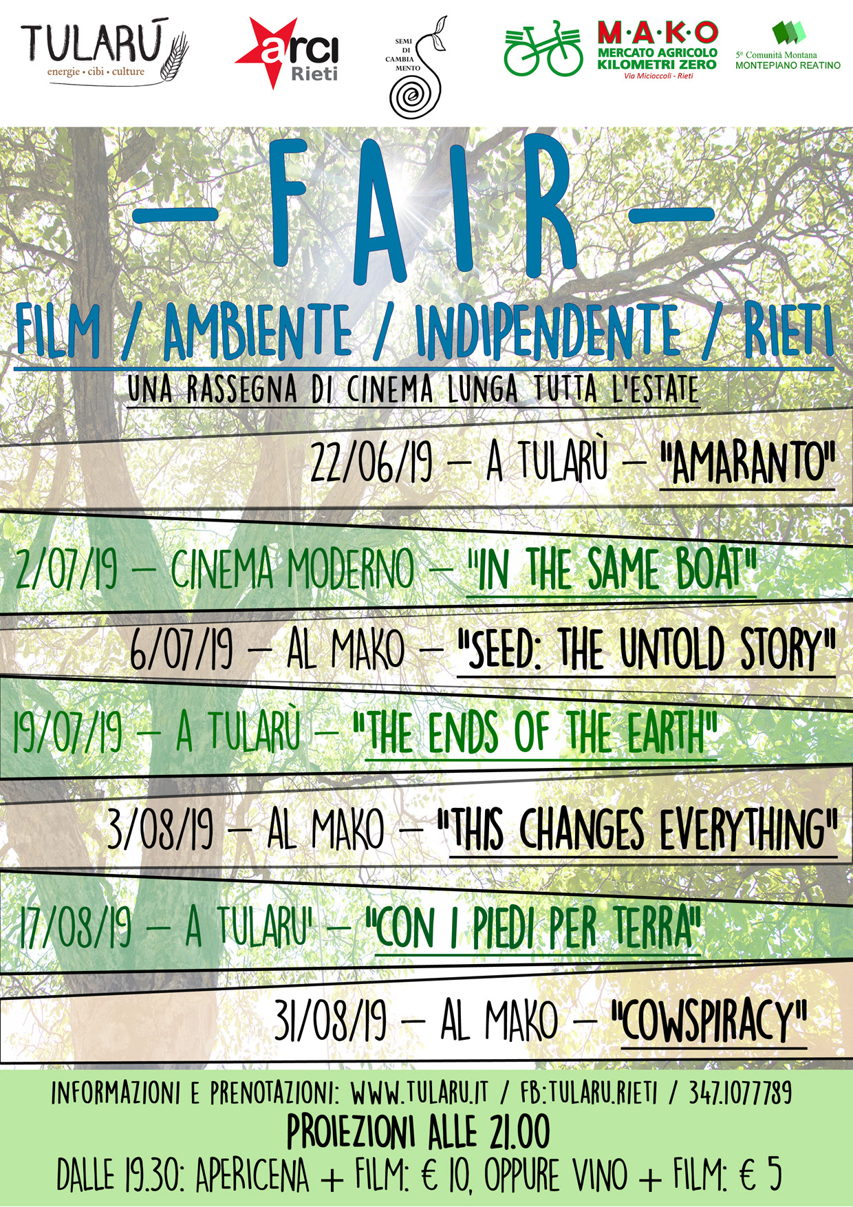 Tularu Ospita Fair La Prima Rassegna Cinematografica Dedicata Ai Temi Della Sostenibilita Tularu