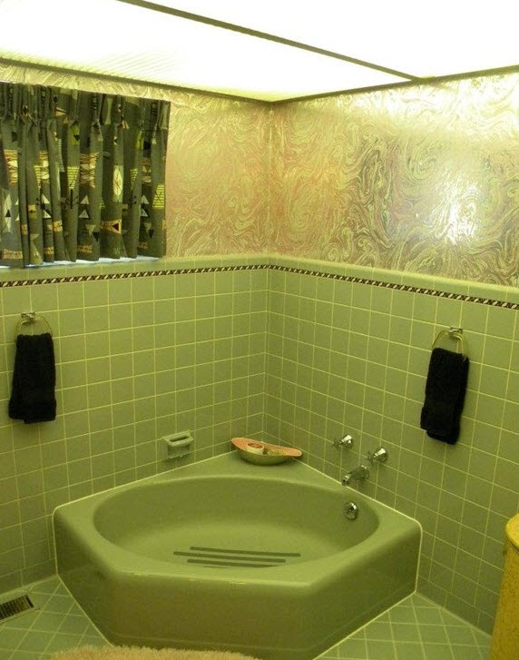 36 retro green bathroom tile ideas and pictures