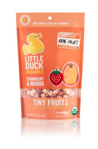 Little Duck Organics Tiny Fruit, Strawberry & Mango, 1-Ounce Pouches (Pack of 12)