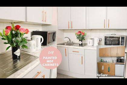 painting laminate cabinets diy