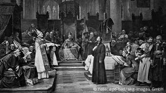 01.2015 DW Kirchenseite _Bildergalerie von evangelisch.de _Das Kirchenjahr 2015 _Bild 5 Jan Hus' 600. Todestag (Wenzel von Brozik, 1883) (Foto: epd-bild/akg-images GmbH)