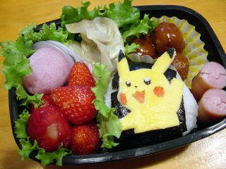 ポケモンキャラ弁 ピカチュー