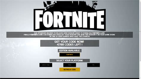 fortnite redeem code  ps xbox  pc soblogz
