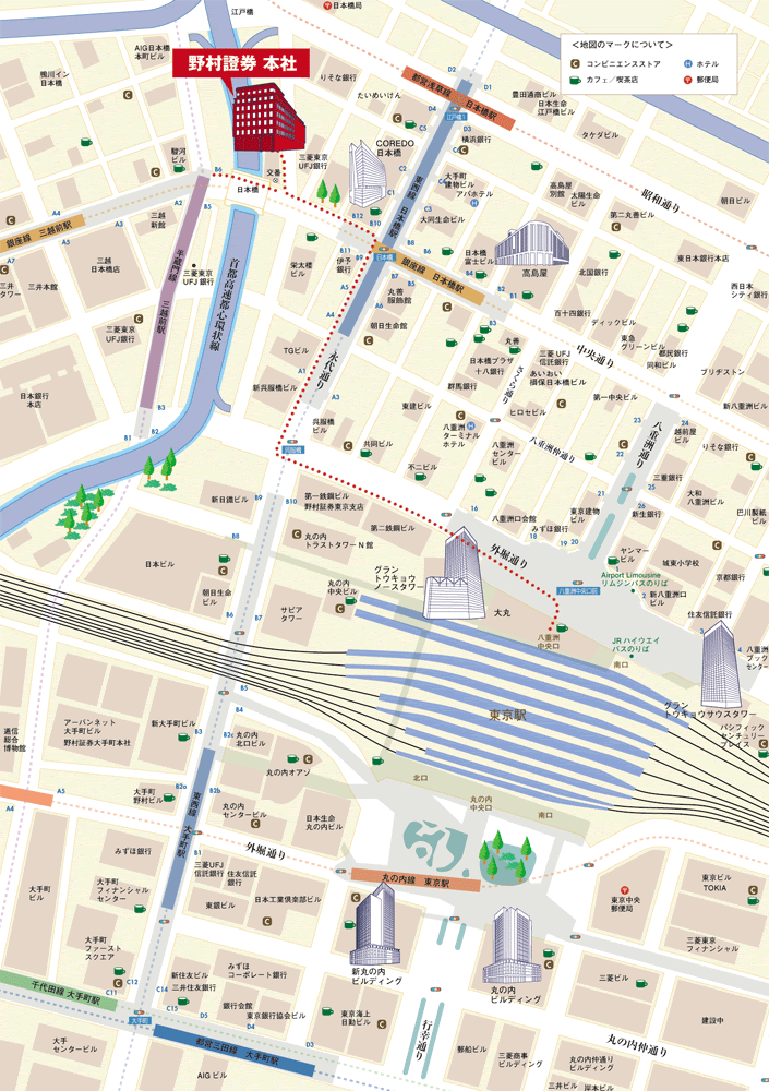 東京駅周辺地図