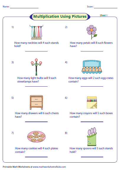 Basic Multiplication Worksheets