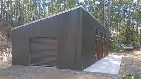 skillion sheds disigned    bluescope steel