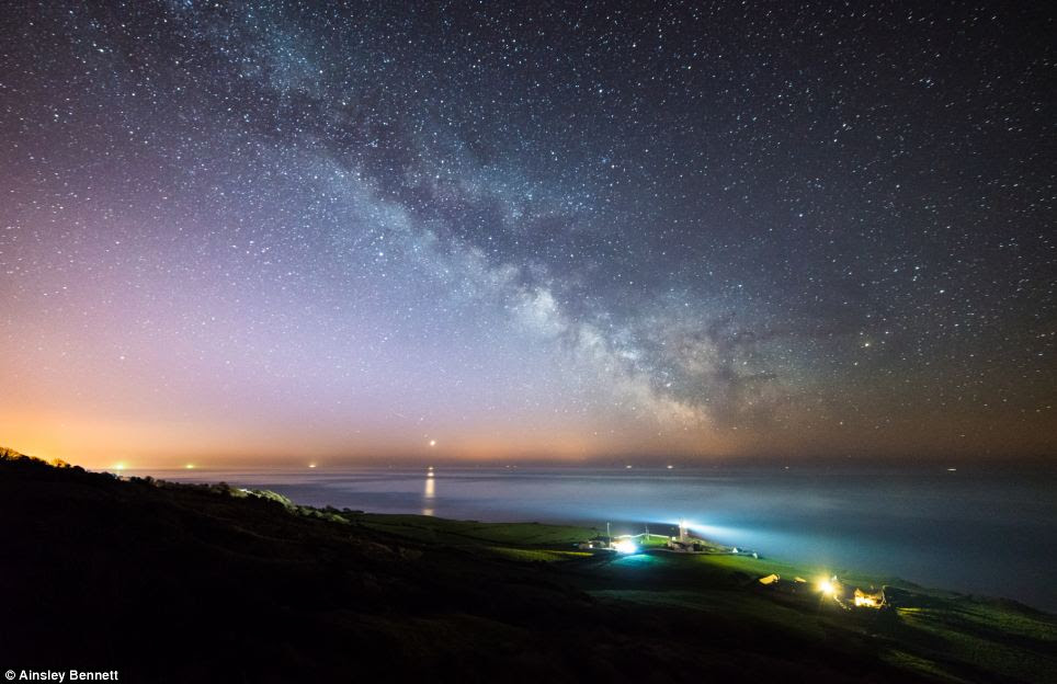 This photograph, entitled Venus Rising was captured using a long shutter speed creating an amazing scene