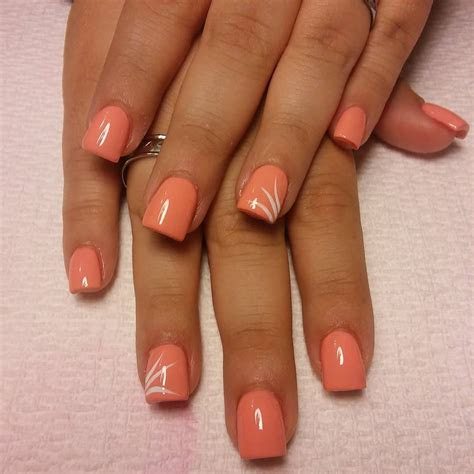 peach nail art designs ideas design trends