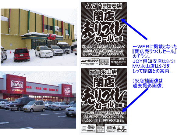 札幌スーパーマーケット情報 仮のフレーム内ｔｏｐページです