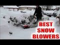 Best Electric Snow Blower | Snowblowers In Deep Snow | Electric Snow Blo...