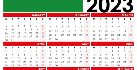 Mon tue wed thu fri sat sun. 2023 calendar calendarena